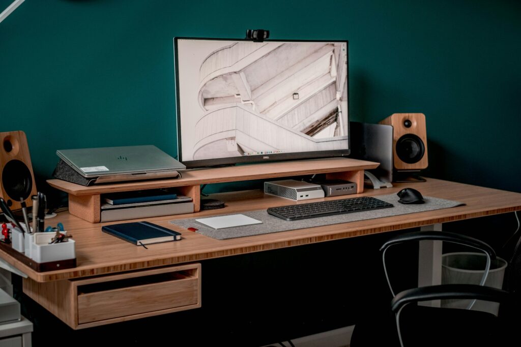 wooden desk accessories